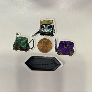 Star Wars Mandalorian small individual stickers NWOT